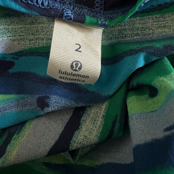 Lululemon Blue Mesh Racerback Tank Top Size 2 - Picture 7 of 8